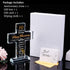 Happy 10 Years Anniversary Glass Cross Gift